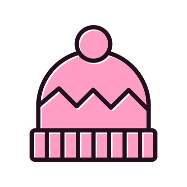  Şapka simgesi vektör illüstrasyonu