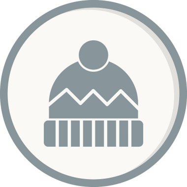  Şapka simgesi vektör illüstrasyonu