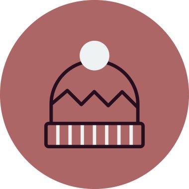  Şapka simgesi vektör illüstrasyonu