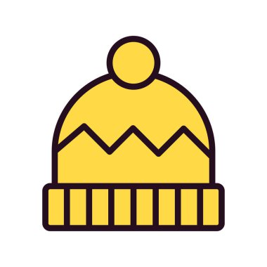  Şapka simgesi vektör illüstrasyonu