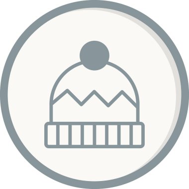  Şapka simgesi vektör illüstrasyonu