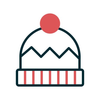  Şapka simgesi vektör illüstrasyonu