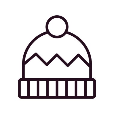  Şapka simgesi vektör illüstrasyonu