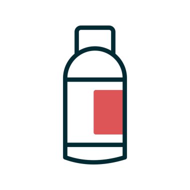 Uyarı asit işaret çizgisi vektör simgesi