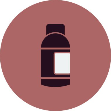 Uyarı asit işaret çizgisi vektör simgesi