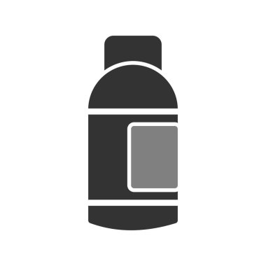 Uyarı asit işaret çizgisi vektör simgesi