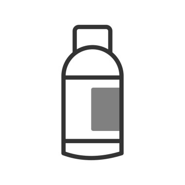 Uyarı asit işaret çizgisi vektör simgesi