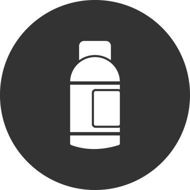 Uyarı asit işaret çizgisi vektör simgesi