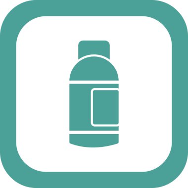 Uyarı asit işaret çizgisi vektör simgesi