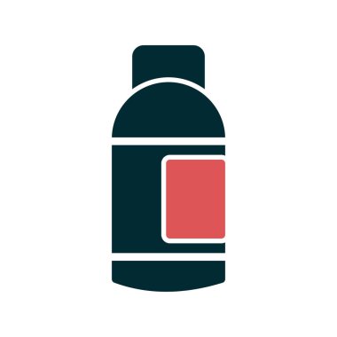 Uyarı asit işaret çizgisi vektör simgesi