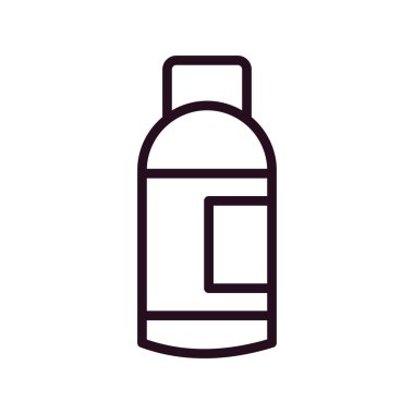 Uyarı asit işaret çizgisi vektör simgesi