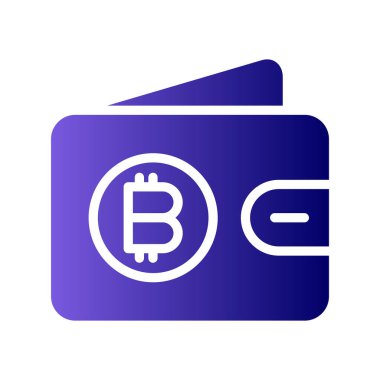 Bitcoin simgesi vektör illüstrasyonu