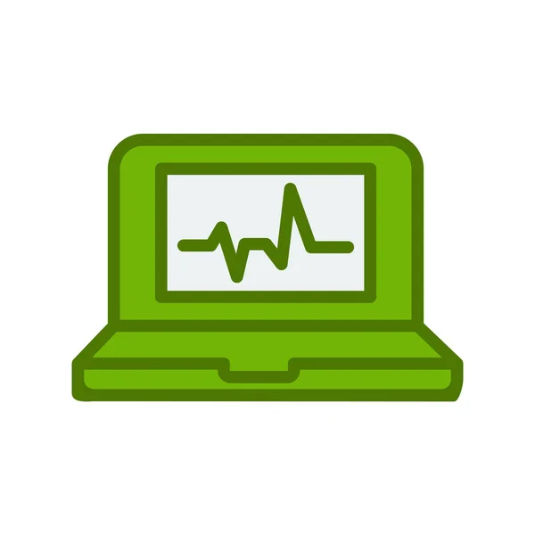 Modern Laptop Icon Vector Illustration Design — Vector de stock