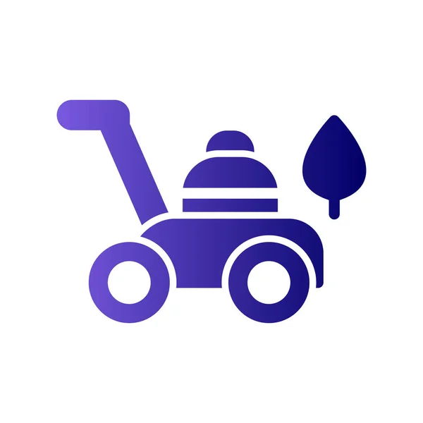 Simple Vector Icon Lawn Mower — Archivo Imágenes Vectoriales