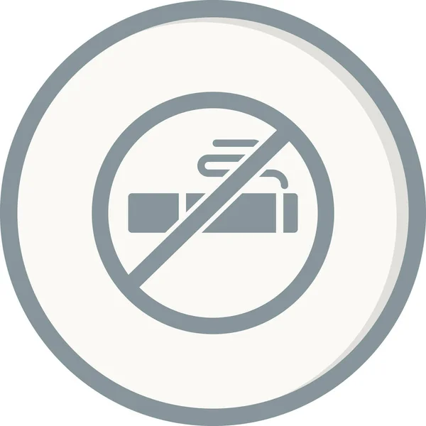 Fumar Icono Web — Vector de stock