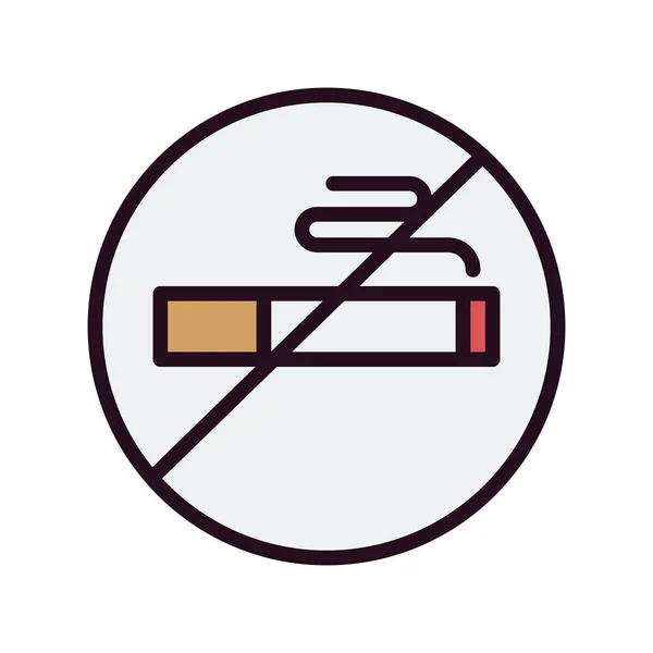 Курить Иконка — стоковый вектор