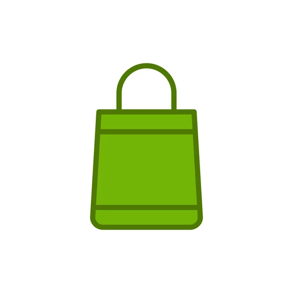 Shopping Bag Icon Vector Illustration — Stock Vector