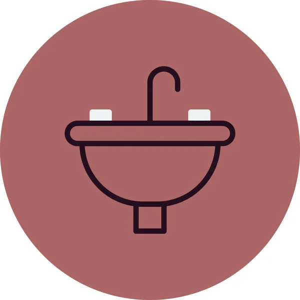 Sink Modern Vector Icon — Image vectorielle