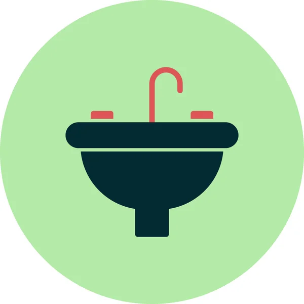 Sink Modern Vector Icon — Stok Vektör