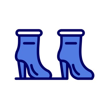  Yüksek topuklu kadın çizmesi simgesi