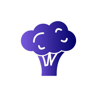 Brokoli. Web simgesi basit illüstrasyon