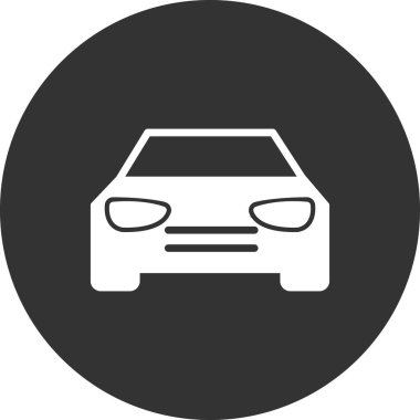 - Araba. Web simgesi basit illüstrasyon