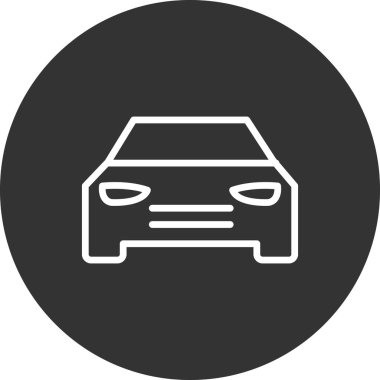 - Araba. Web simgesi basit illüstrasyon