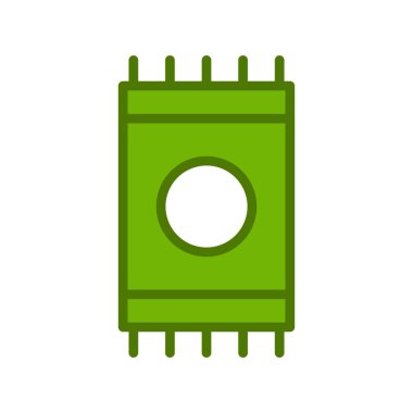 Halı simgesi, vektör çizimi