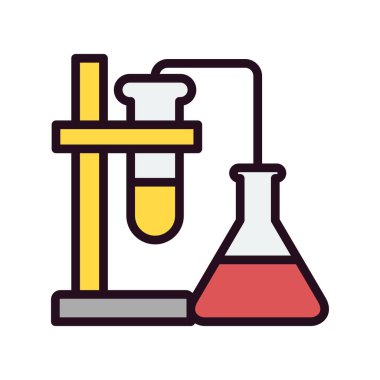 Kimya simgesi, vektör çizimi