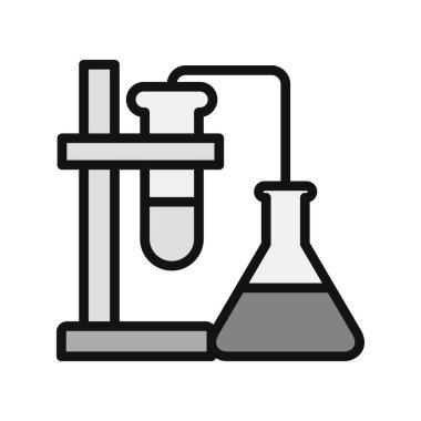 Kimya simgesi, vektör çizimi