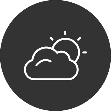 Vektör güneş simgesi illüstrasyonu