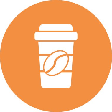 kahve fincanı simgesi, vektör illüstrasyonu  