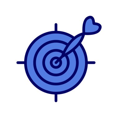 hedef simge vektör illüstrasyonu