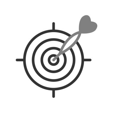 hedef simge vektör illüstrasyonu