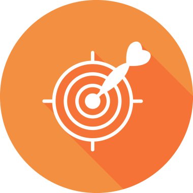 hedef simge vektör illüstrasyonu