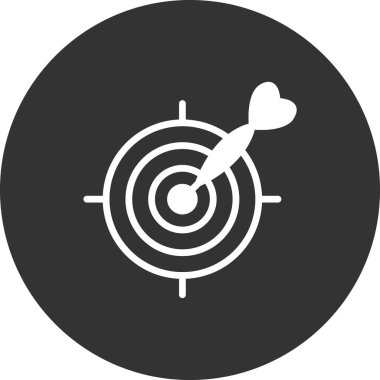 hedef simge vektör illüstrasyonu