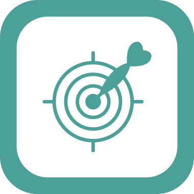 hedef simge vektör illüstrasyonu