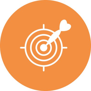 hedef simge vektör illüstrasyonu