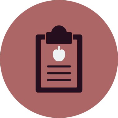 Dosya simgesinin vektör illüstrasyonu