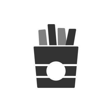 Patates kızartması kutsal kişilerin resmi, vektör çizim