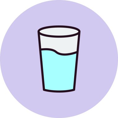 glass of water icon, vector illustration desgin 