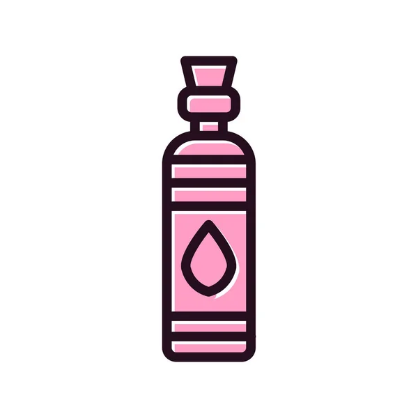 Vector Icono Botella Señal Línea Delgada Ilustración Símbolo Contorno Aislado — Archivo Imágenes Vectoriales