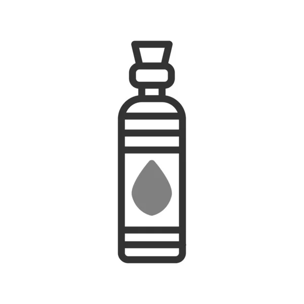 Illustrazione Vettoriale Icona Della Bottiglia — Vettoriale Stock