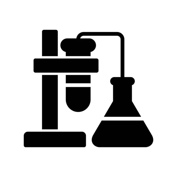 Icono Química Ilustración Vectorial — Vector de stock