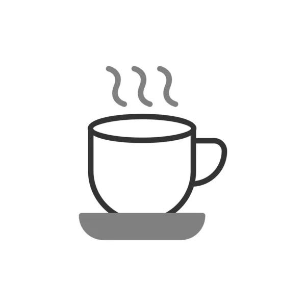 Icona Tazza Caffè Illustrazione Vettoriale — Vettoriale Stock