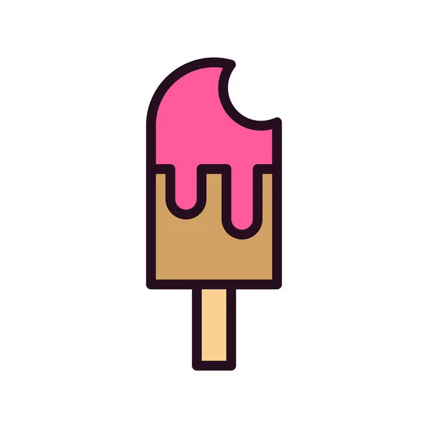 Icono Helado Vector Ilustración — Archivo Imágenes Vectoriales