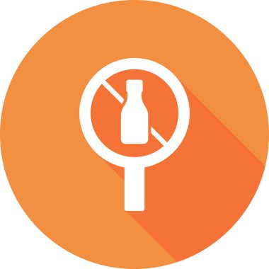 hiçbir alkol vektör çizim