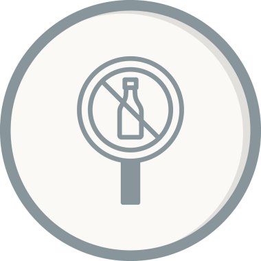 Park simgesi olmayan vektör illüstrasyonu