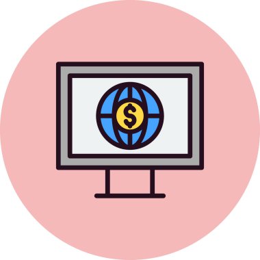 seo modern simgesinin vektör illüstrasyonu