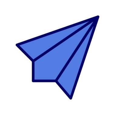 Kağıt düzlemin vektör illüstrasyonu